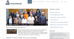 Desktop Screenshot of amma-danmark.dk