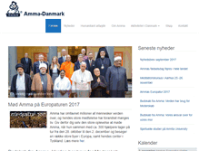 Tablet Screenshot of amma-danmark.dk